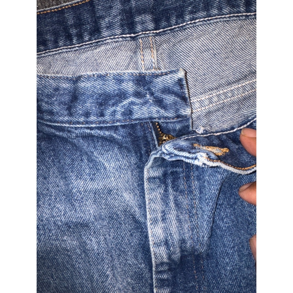 Rustler Jeans Men 38x30 Blue Denim Stretch Casual Faded Straight Leg Medium Wash - Picture 4 of 8